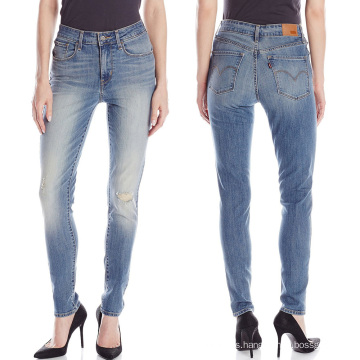 Jeans skinny ajustados a la moda Jeans Cotton Wash Jegging Pants